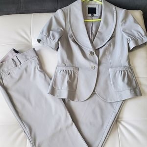 Womens Light Grey Suit